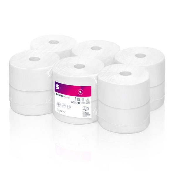 Wepa - Mini jumbo toaletni papir - 2slojni, 120m, 12/1 - JT1
