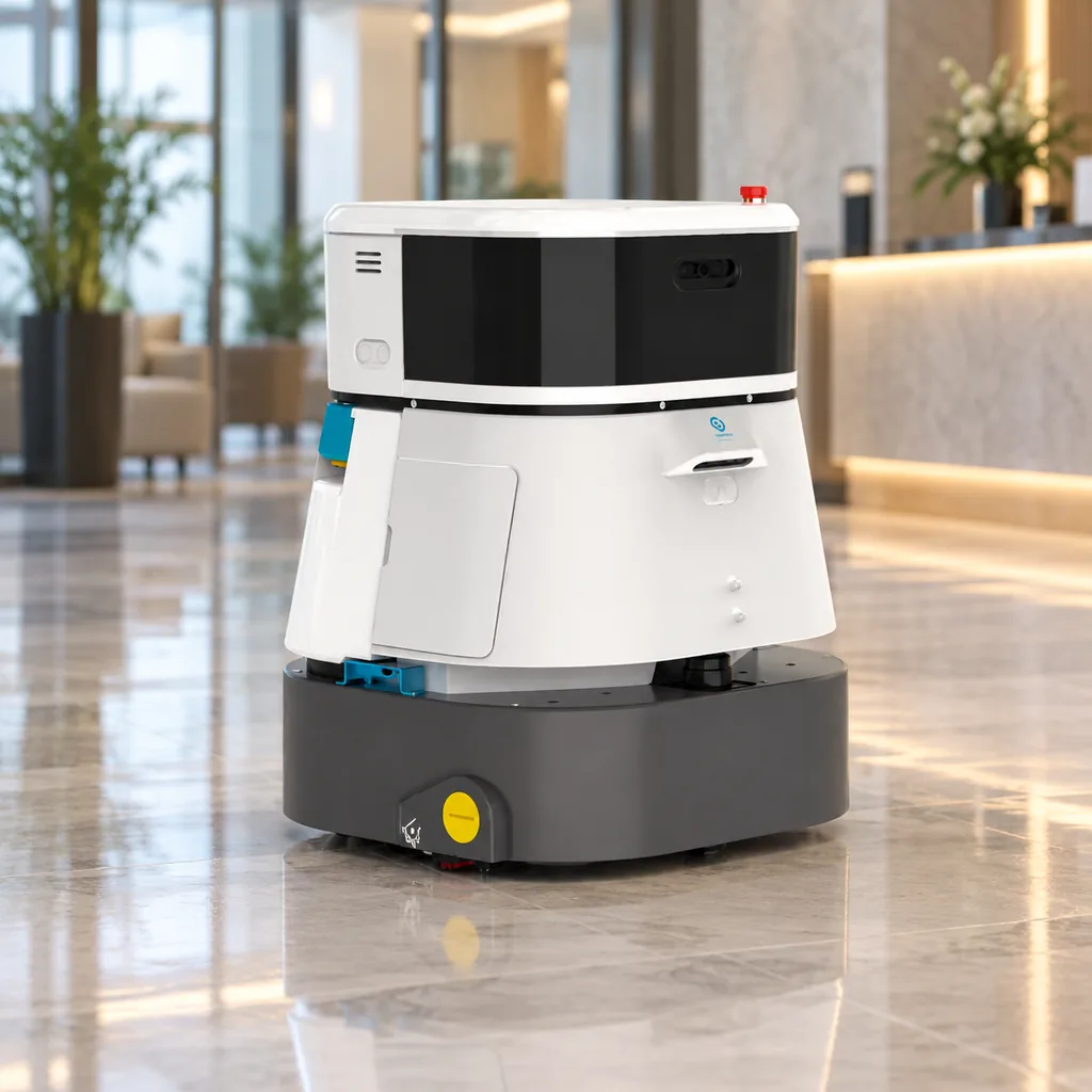 Prvi robotski čistilec tal za čiste prostore ISO 5 - SAFE-T-BOT 45