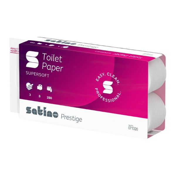 Wepa - Toaletni papir rolice - 3slojni, 250 lističev, 72/1 - MT1