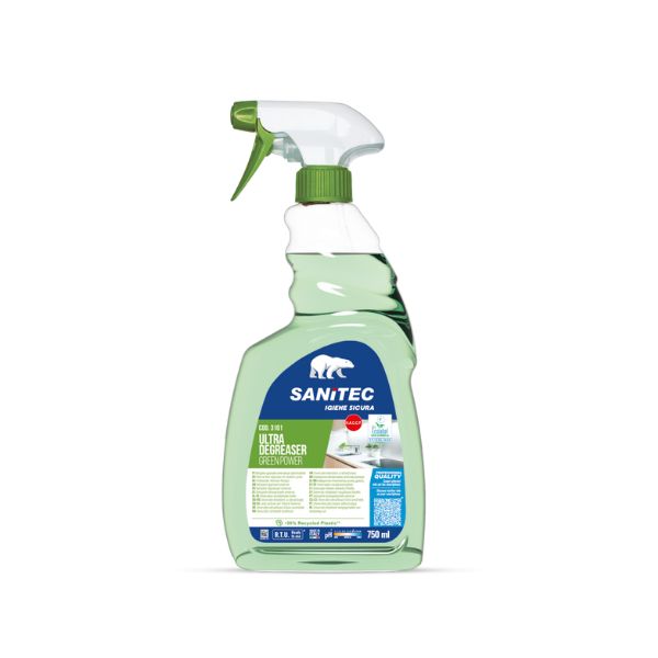 Razmaščevalno čistilo za trdovratno umazanijo - Domina Ultra Degreaser Green Power 750ml