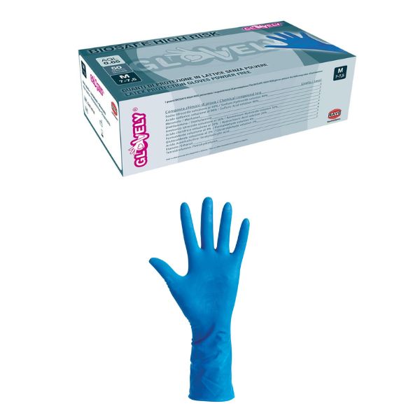 Rokavice modre - Biosafe High Risk Glovely