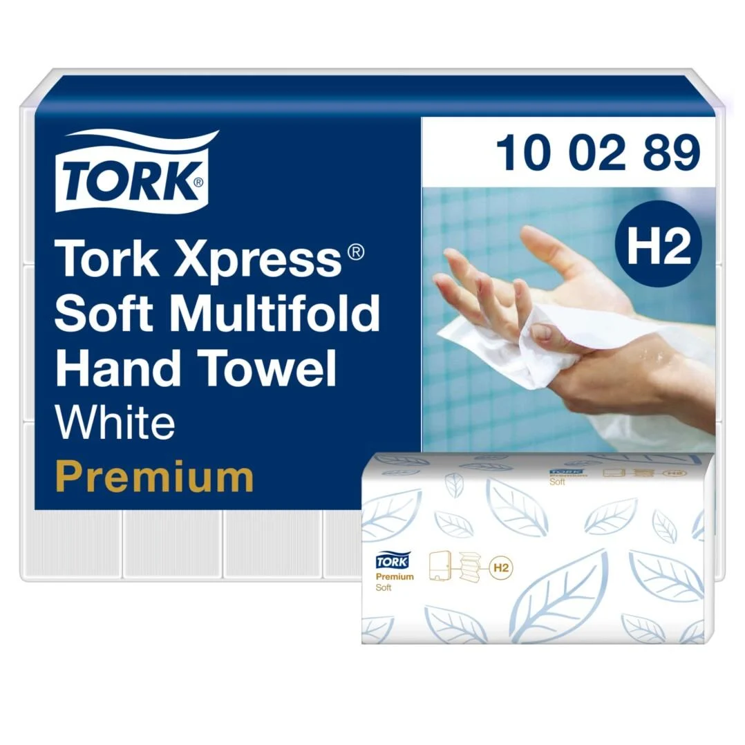 Tork Xpress Soft Premium – zložene brisače za roke – H2 – 100289