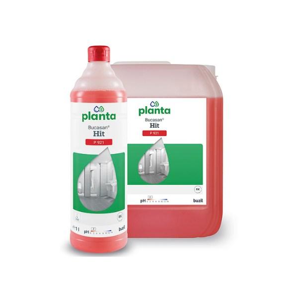 Ekološko dnevno sanitarno čistilo na osnovi citronske kisline – Planta BUCASAN HIT 1L10L