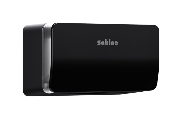 Satino Hyginity podajalnik papirnatih brisač - Z in W zloženke - ČrnaBela XS-7